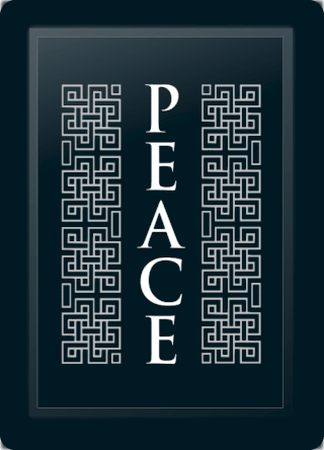 Peace Deco Vertical Silver