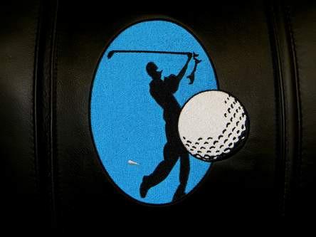 Golf Tee Shot Blue