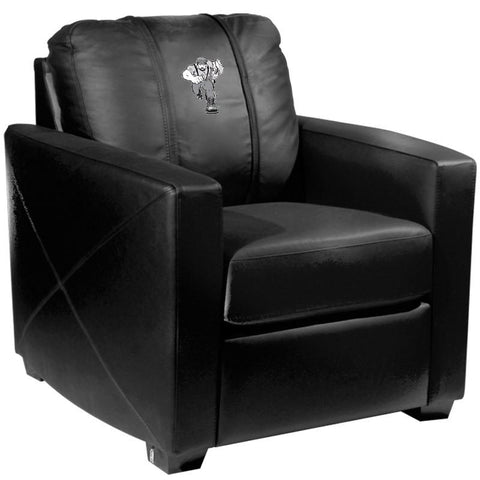 Silver Club Chair with Northern Arizona University Lumberjacks Logo