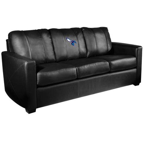 Silver Sofa with Charlotte Hornets Secondary