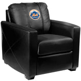 Silver Club Chair with New York Mets Logo