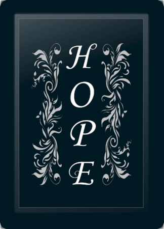 Hope Floral Vertical Silver