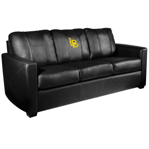 Silver Sofa with Long Beach State 49ers Logo