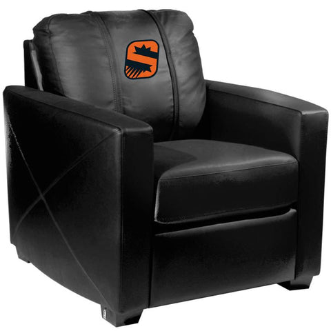 Silver Club Chair with Phoenix Suns S