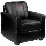 Silver Club Chair with Gemini Pink Logo