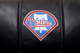 Silver Sofa with Philadelphia Phillies Logo