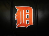 Silver Sofa with Detroit Tigers Orange Logo