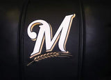 Silver Sofa with Milwaukee Brewers Secondary