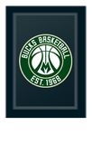 Silver Sofa with Milwaukee Bucks Secondary Logo