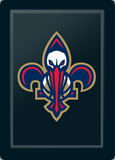 Silver Sofa with New Orleans Pelicans Secondary